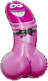 Шар (30''/76 см) Фигура, Мистер Пи-Пи, 1 шт. в уп. (цв.этик.)