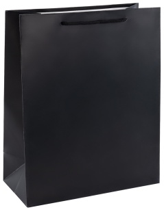 Пакет подарочный, 210гр, Классика, Черный, 32*26*12 см, 1 шт.