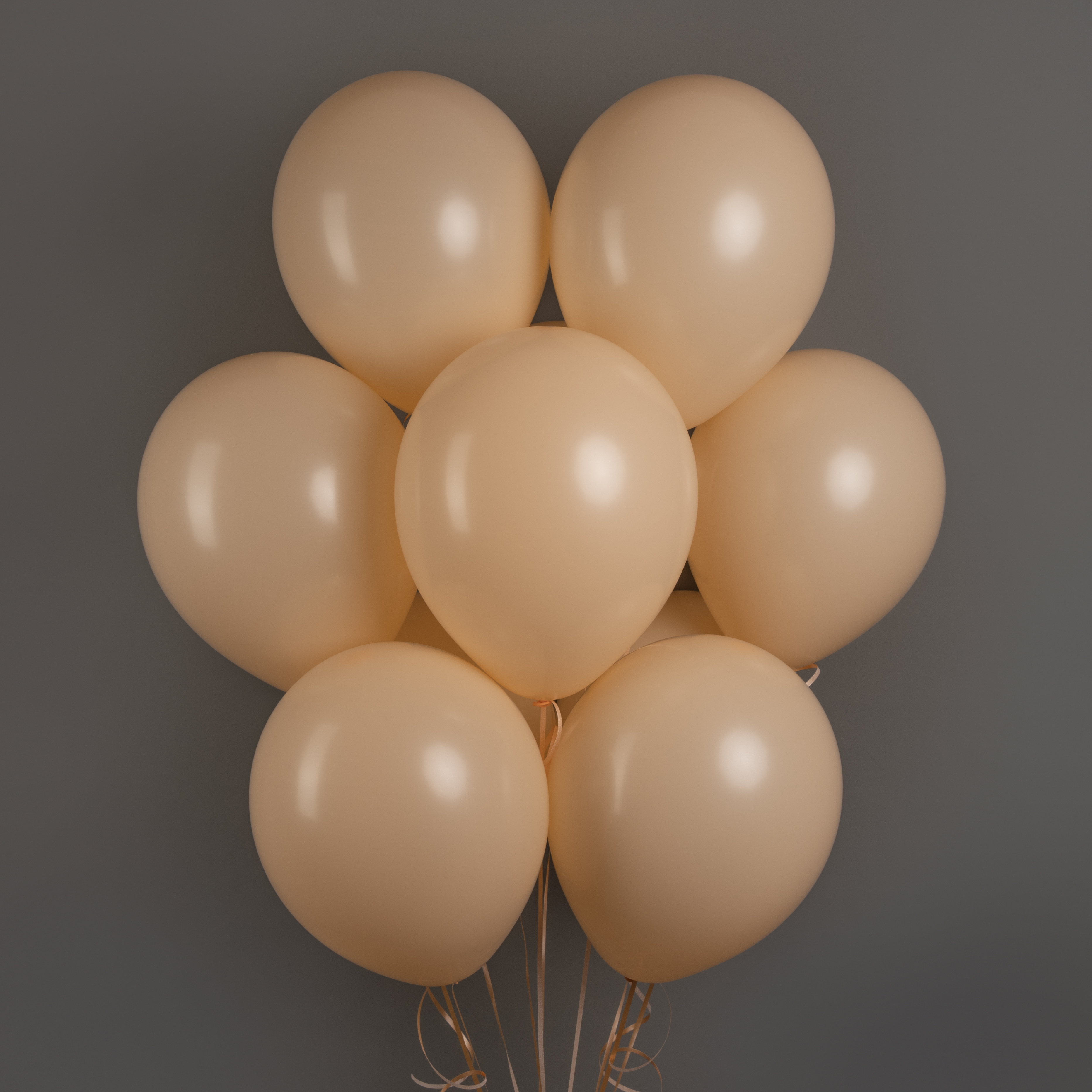 Шар (12''/30 см), Персик Малибу (660), макарунс, 12 шт.