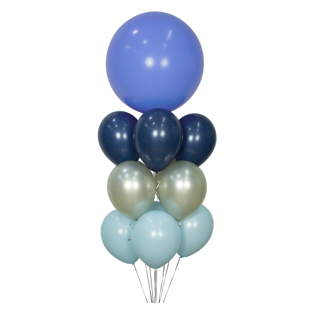 Шар (24''/61 см), Лавандово-синий (042), пастель, 3 шт.