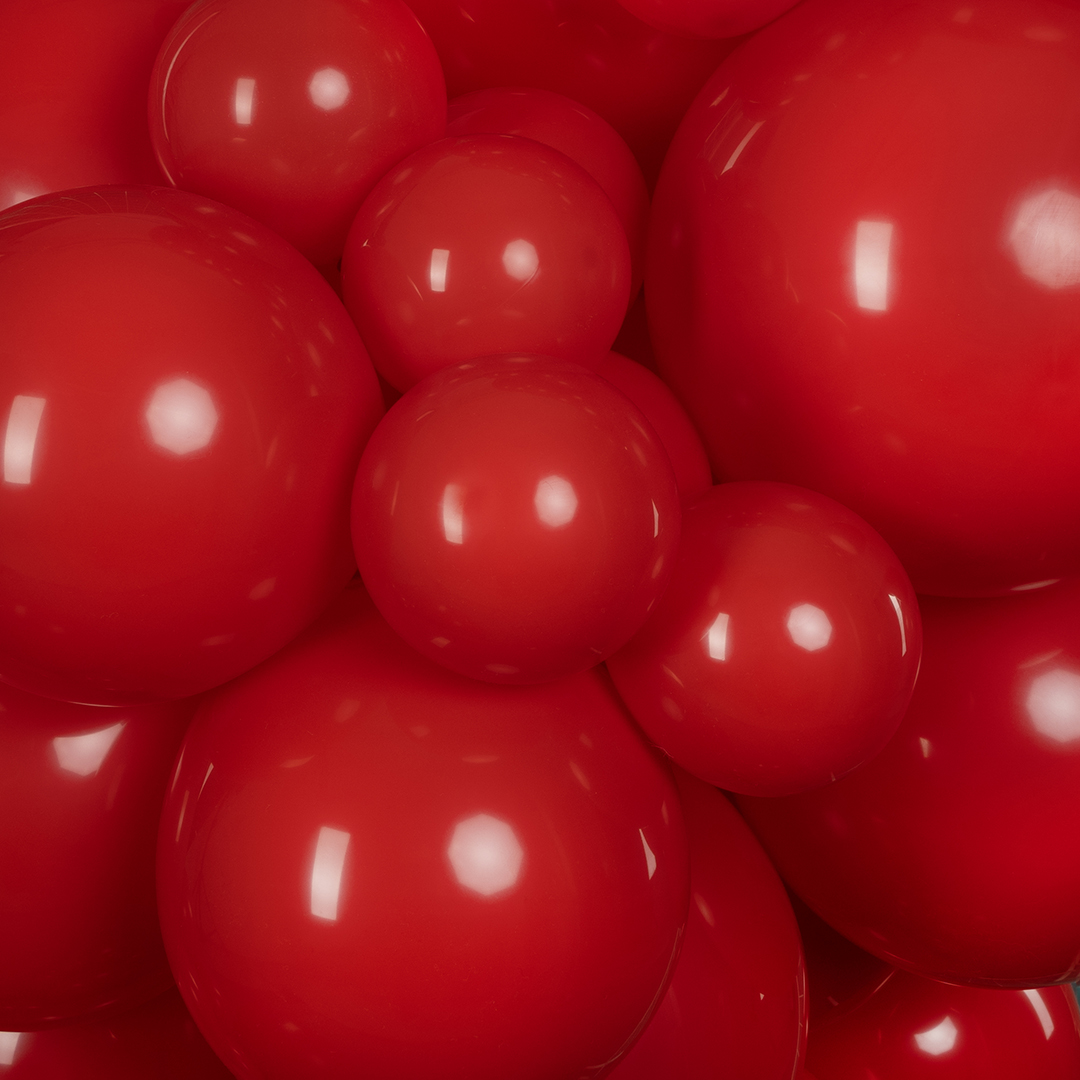 Шар (36''/91 см), Королевский красный, пастель, 1 шт.
