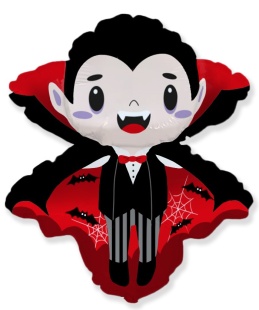 Шар (31''/79 см) Фигура, Вампир, 1 шт.