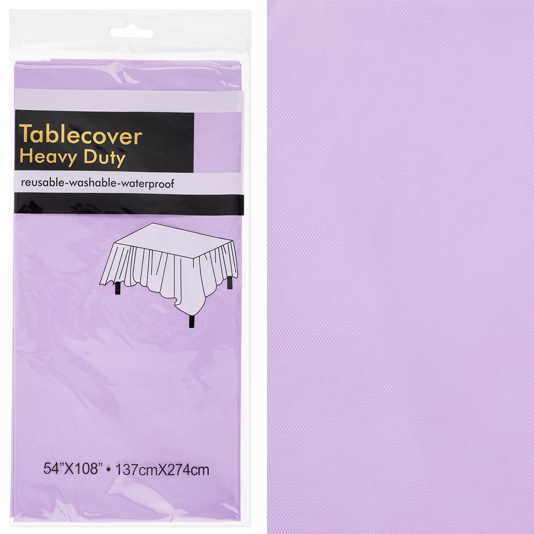 Скатерть одноразовая, Мастхэв, Сиреневый, 137*274 см, 1 шт.