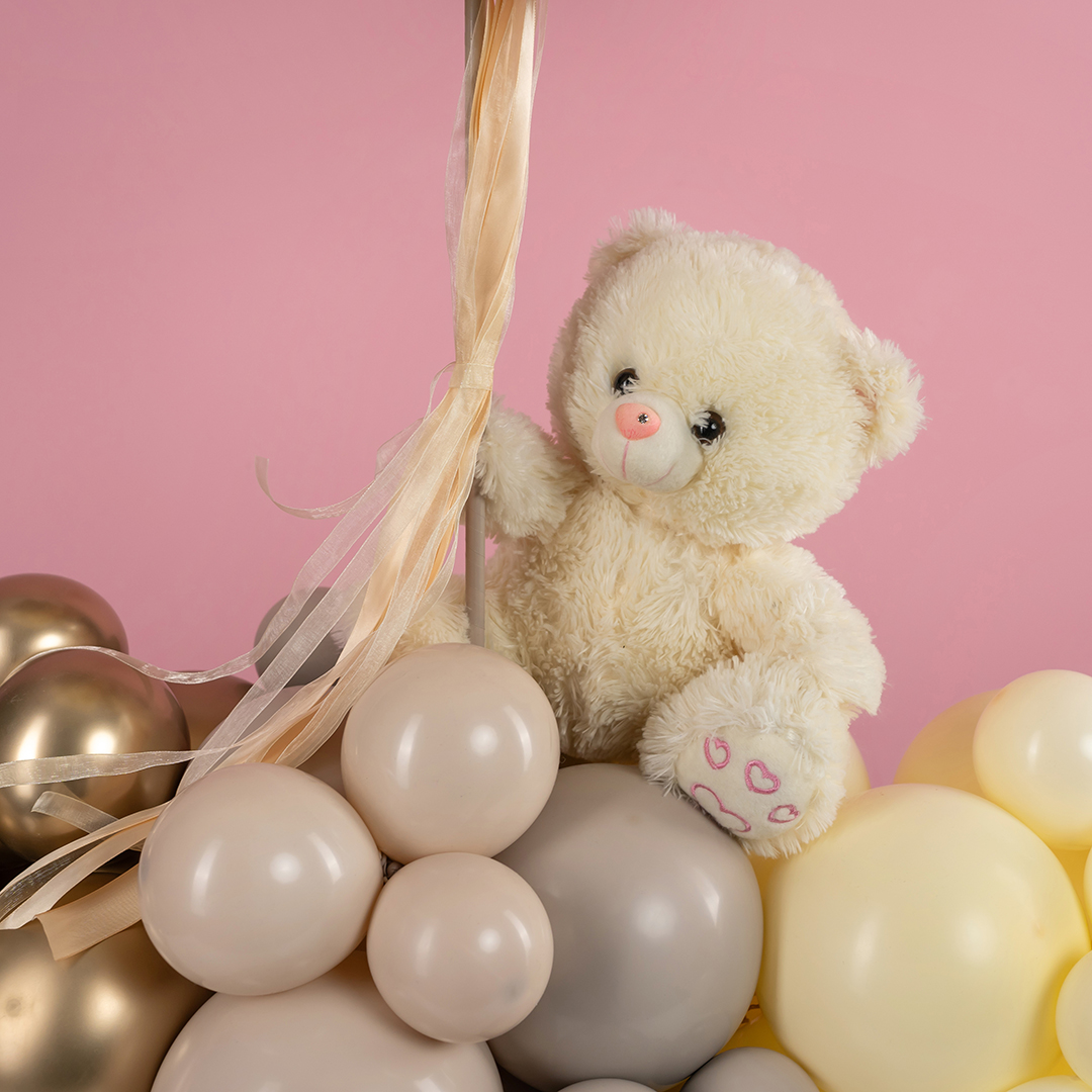 Шар (5''/13 см), Золото, хром, 50 шт.