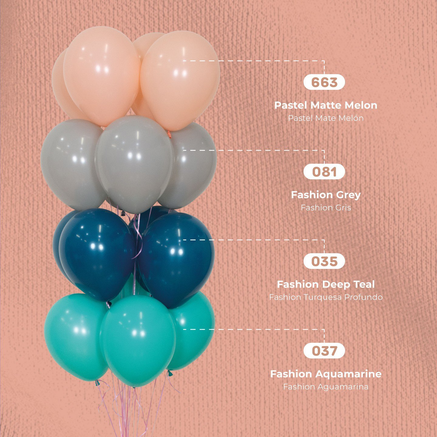 Шар (12''/30 см), Глубокий бирюзовый (035), пастель, 50 шт.