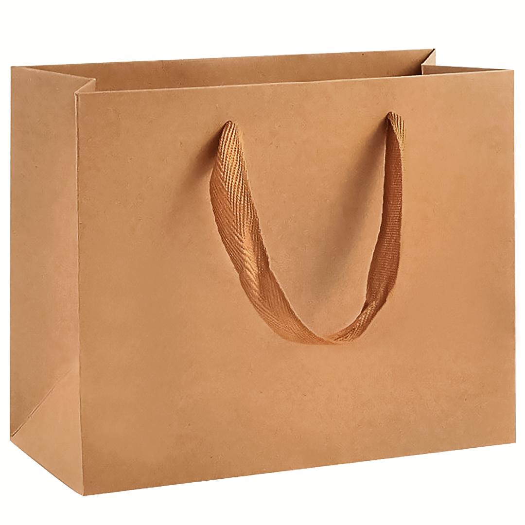Пакет подарочный, Крафт 260гр, Люкс, 33*45*13 см, 1 шт.