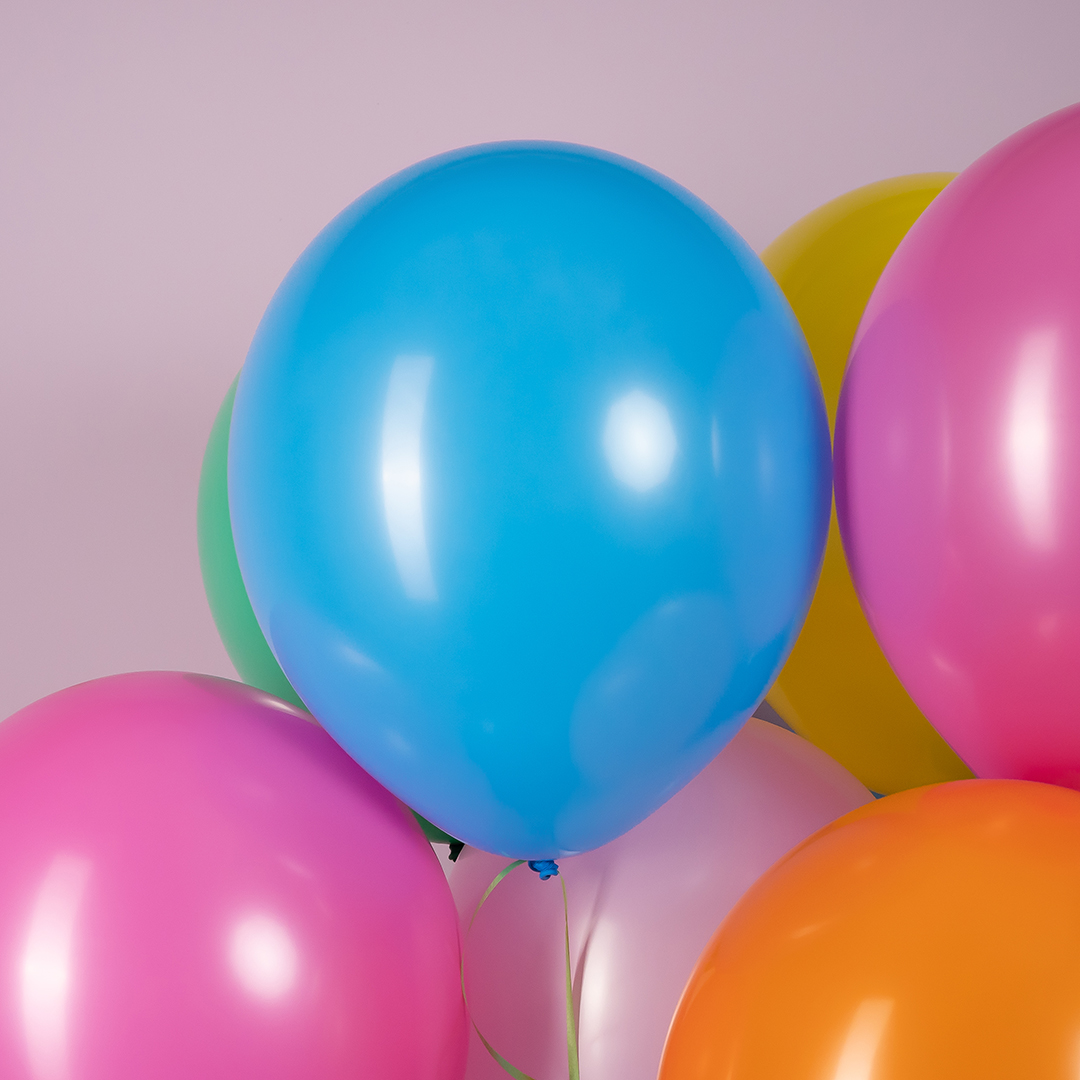 Шар (12''/30 см), Синий, пастель, 100 шт.