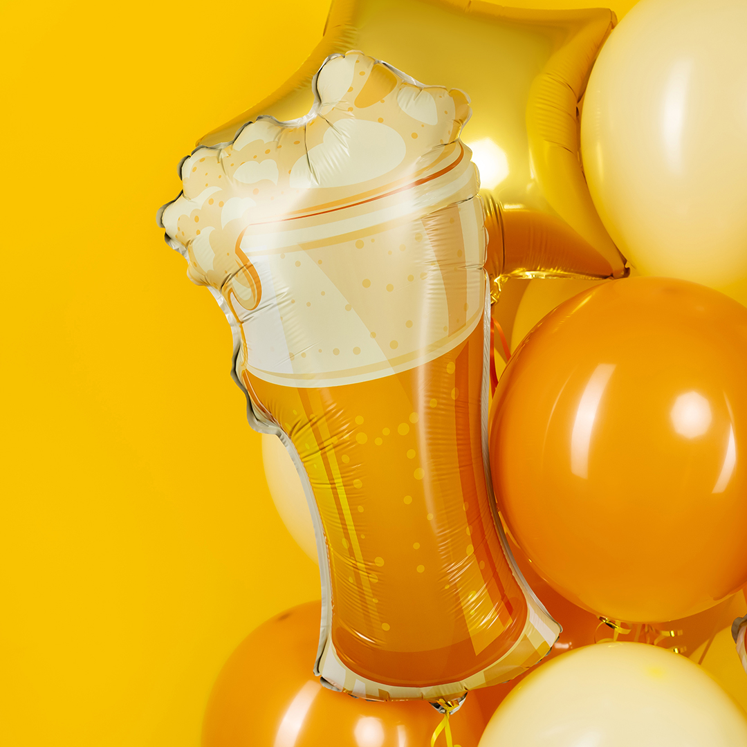 Шар (20''/51 см) Фигура, Кружка пива, 1 шт.