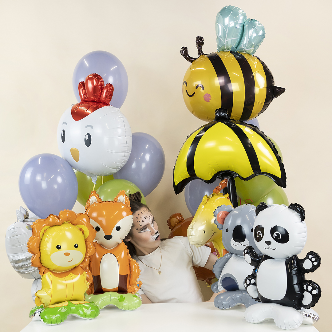 Шар (28''/71 см) Фигура, Голова, Милый Цыпленок, 1 шт.