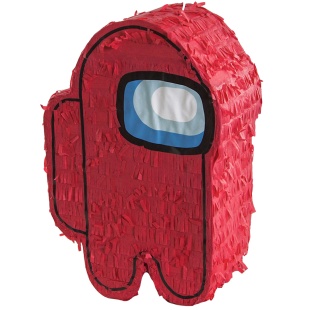 Пиньята Космонавт, Красный, 38*25*15 см, 1 шт. в упак. 