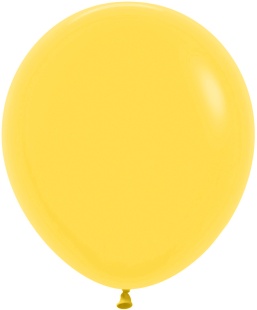 Шар (18''/46 см), Желтый (020), пастель, 25 шт.