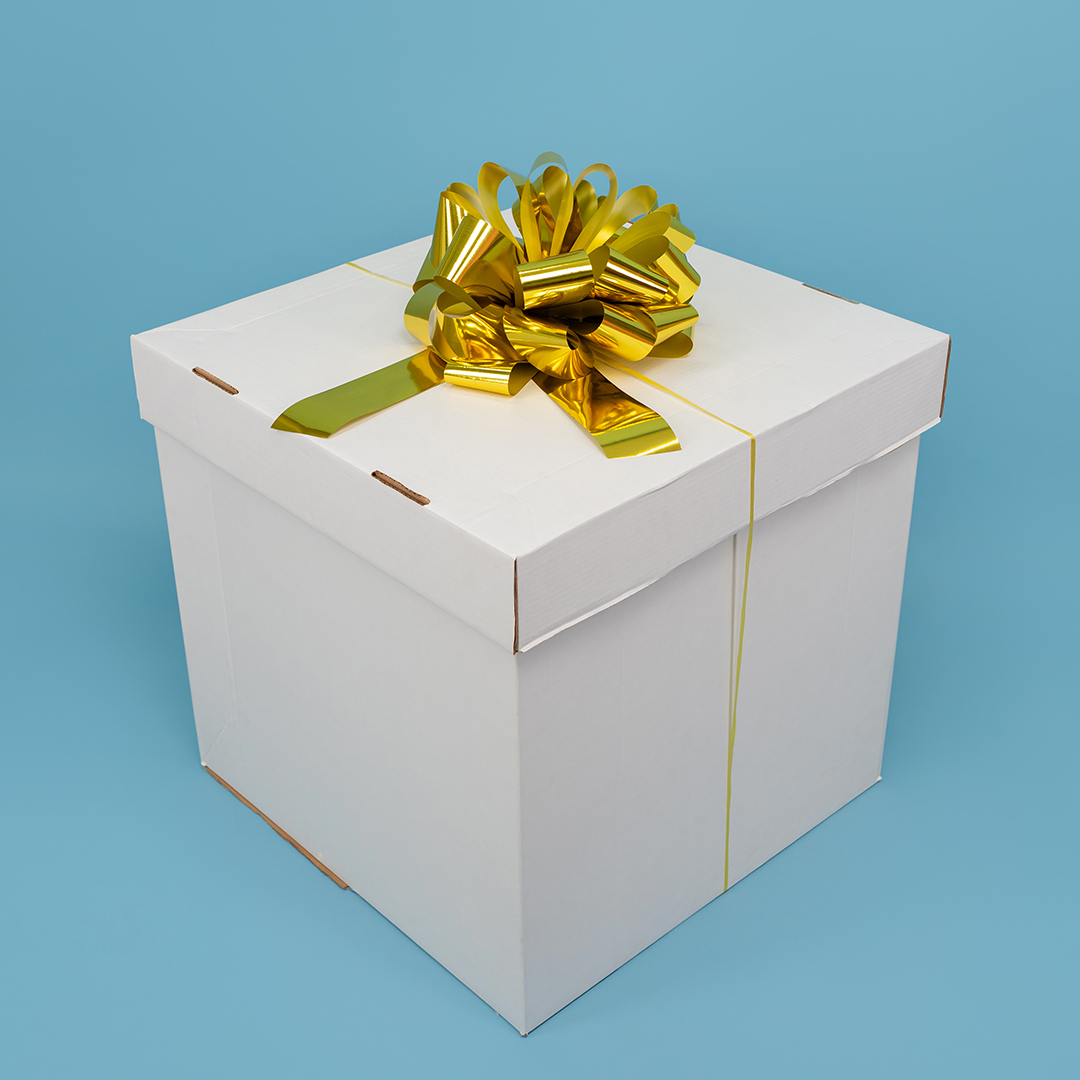 Бант Шар, Золото, Металлик, 36 см, 1 шт. в упак. 