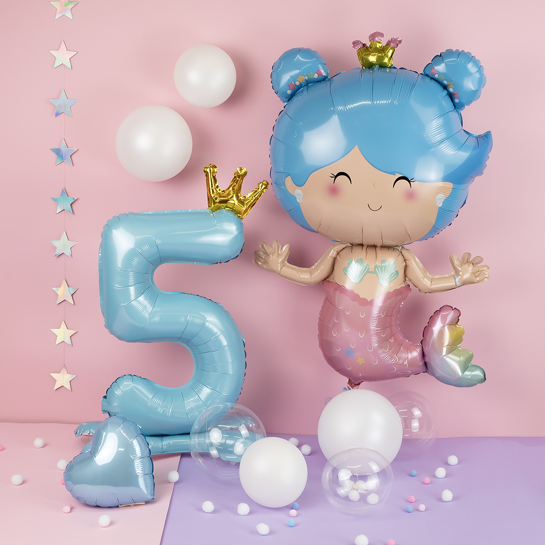 Шар (39''/99 см) Фигура, Принцесса Русалочка, 1 шт. в уп.