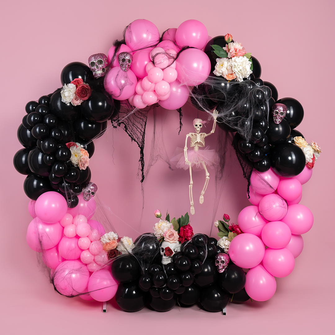 Шар (5''/13 см), Черный, пастель, 100 шт.