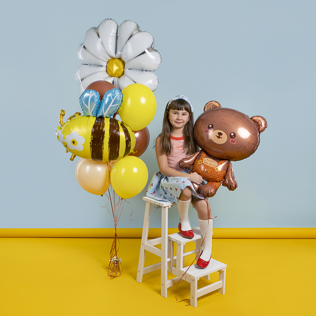Шар (36''/91 см) Фигура, Любимый мишка, 1 шт. в уп.