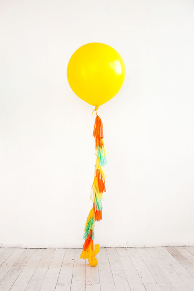 Гирлянда Тассел, Желтый, 35*12 см, 12 листов.