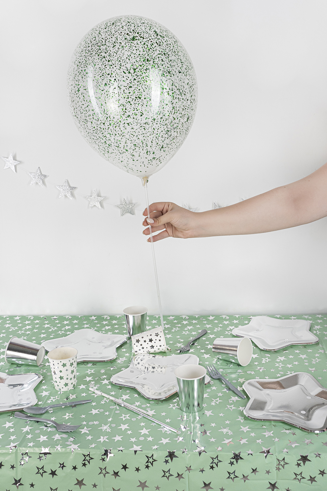 Конфетти дробленые Зеленый, Металлик, 20 г.