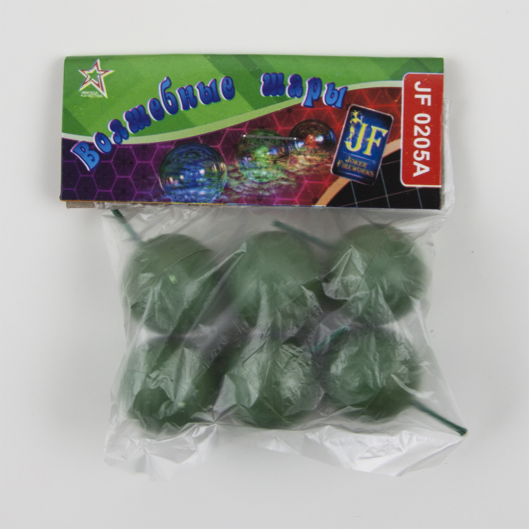 Петарды Волшебные шары, 2 см, 6 шт.