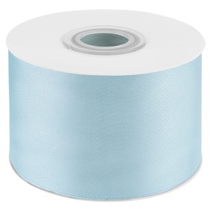 Лента атласная (5 см*22,85 м) Небесно-голубой, 1 шт.