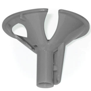 Насадки, с боковым зажимом, Серебро, Металлик, 100 шт.