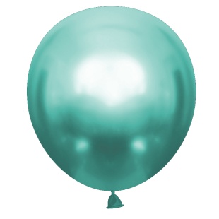 Шар (18''/46 см), Изумруд, хром, 6 шт.