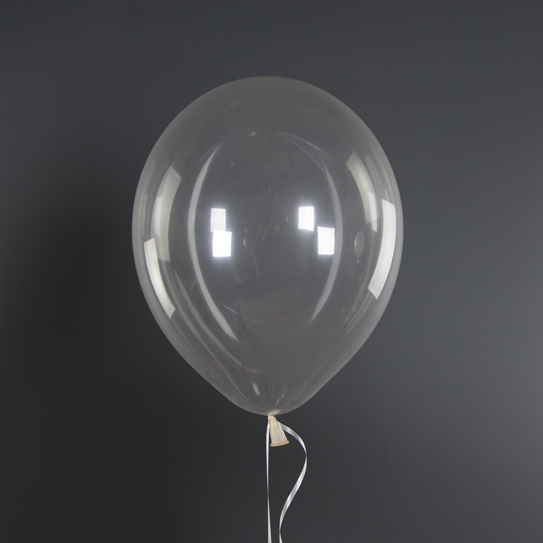 Шар (12''/30 см), Прозрачный, кристалл, 100 шт.
