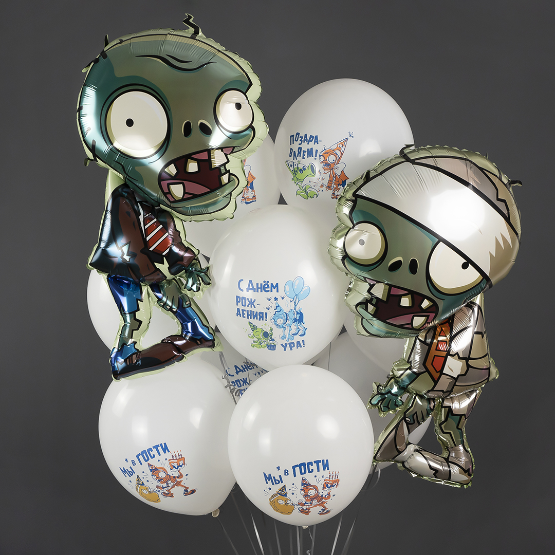 Шар (36''/91 см) Фигура, Зомби, 1 шт. в уп.