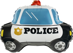 Шар (28''/71 см) Фигура, Полицейская машина, 1 шт.