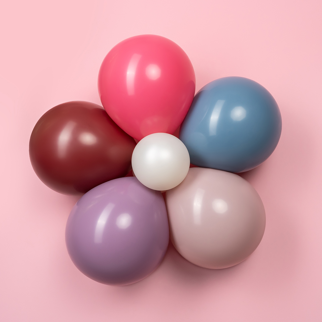 Шар (10''/25 см), Фламинго, пастель, 100 шт.