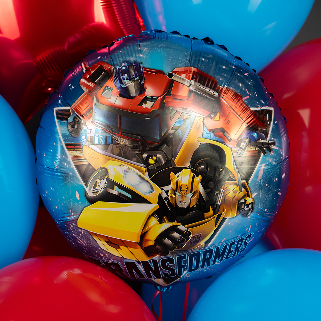 Шар (18''/46 см) Круг, Трансформеры, 1 шт.