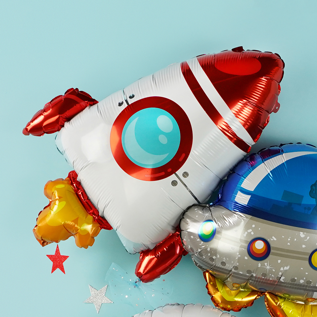 Шар (32''/81 см) Фигура, Ракета, 1 шт.