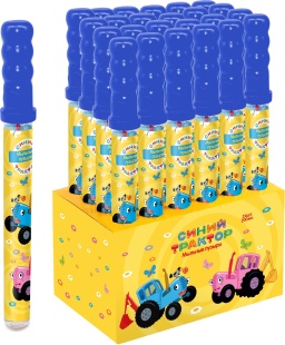 Мыльные пузыри Меч, Синий трактор, 120 мл. 24 шт.