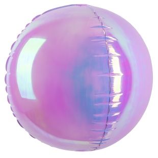 Шар 3D (10''/25 см) Мини-сфера, Сиреневый, Хамелеон, 1 шт. в уп.