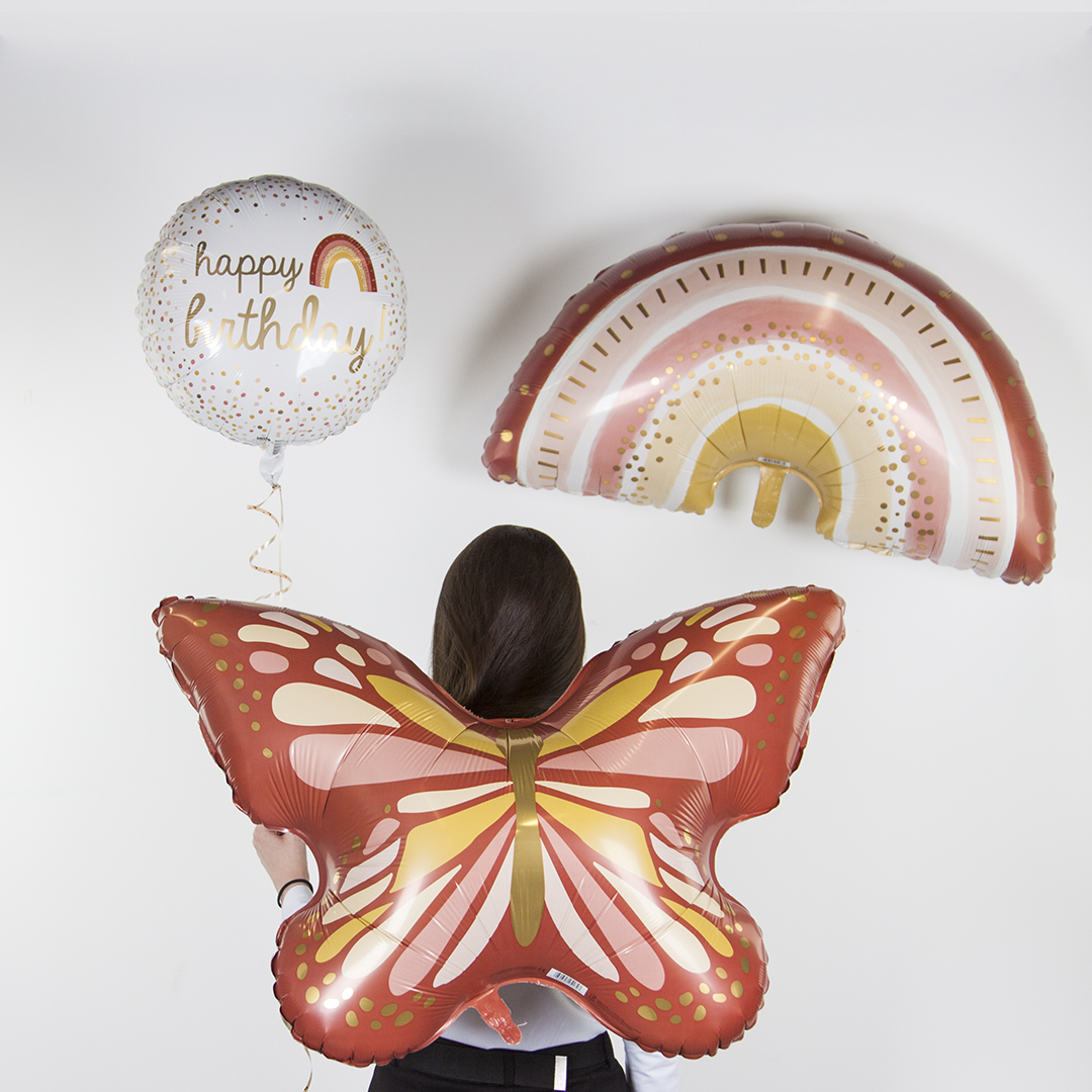 Шар (29''/74 см) Фигура, Бабочка Бохо, 1 шт.