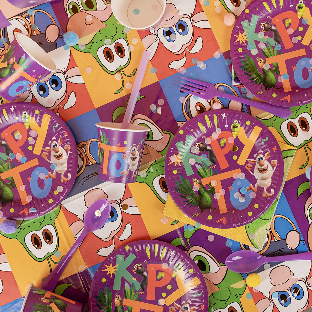 Стаканы (250 мл) Буба и друзья, 6 шт.