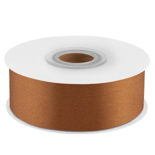 Лента атласная (2,5 см*22,85 м) Карамельный, 1 шт.