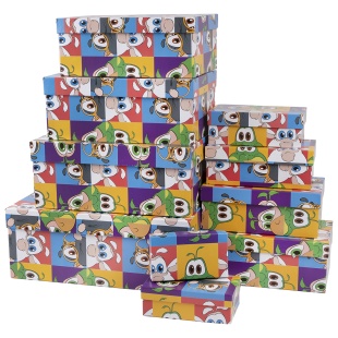 Набор коробок Буба, 30*20*13 см, 10 шт. в упак. 