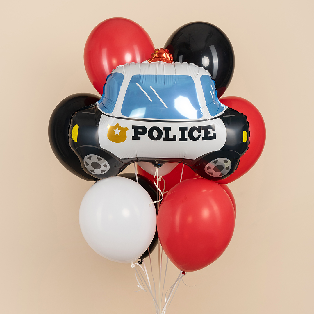 Шар (28''/71 см) Фигура, Полицейская машина, 1 шт.