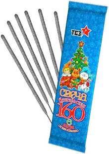 Бенгальский огонь 30 сек, 16 см, 6 шт.