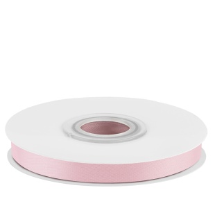 Лента атласная (0,7 см*22,85 м) Нежно-розовый, 1 шт.