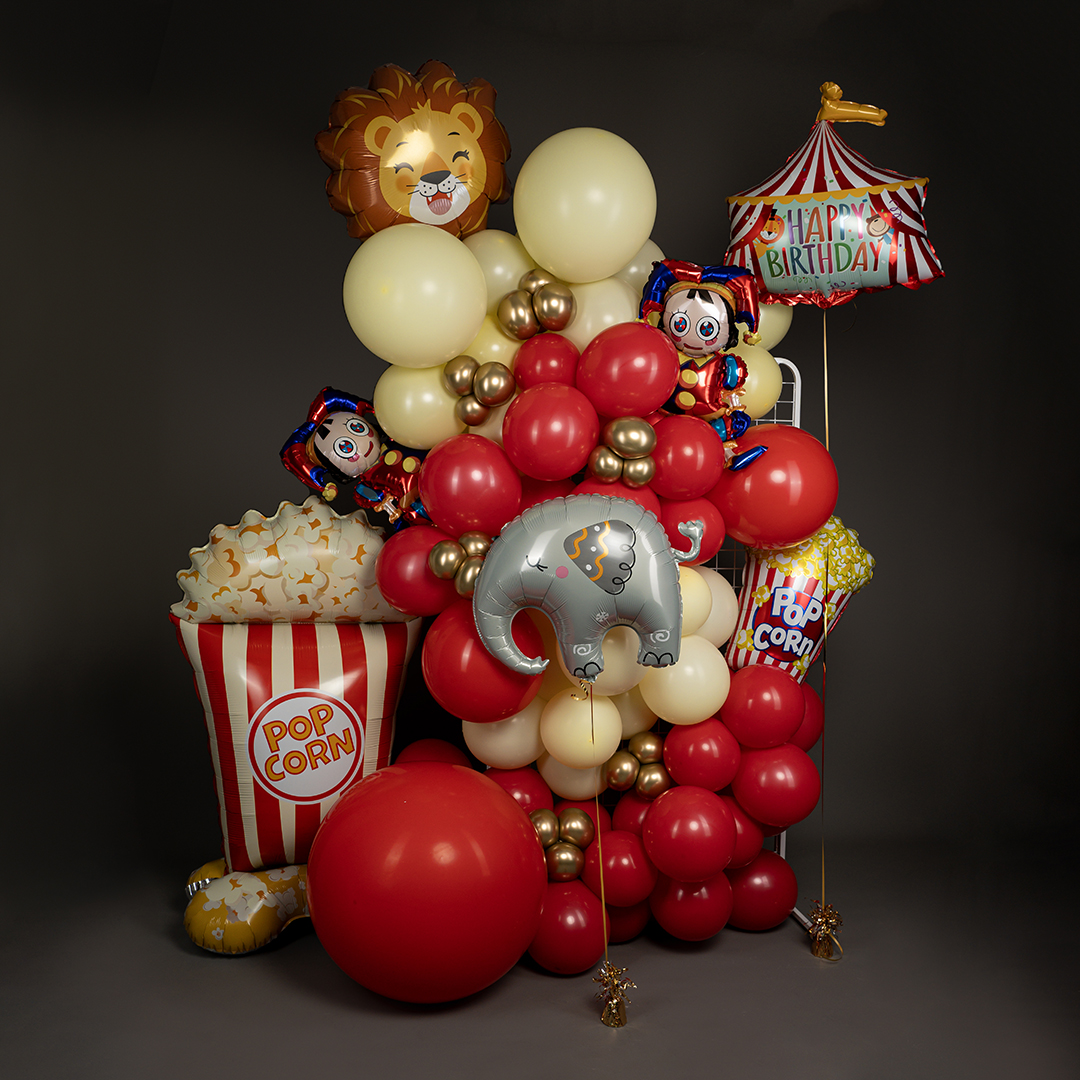 Шар (12''/30 см), Красный, пастель, 100 шт.