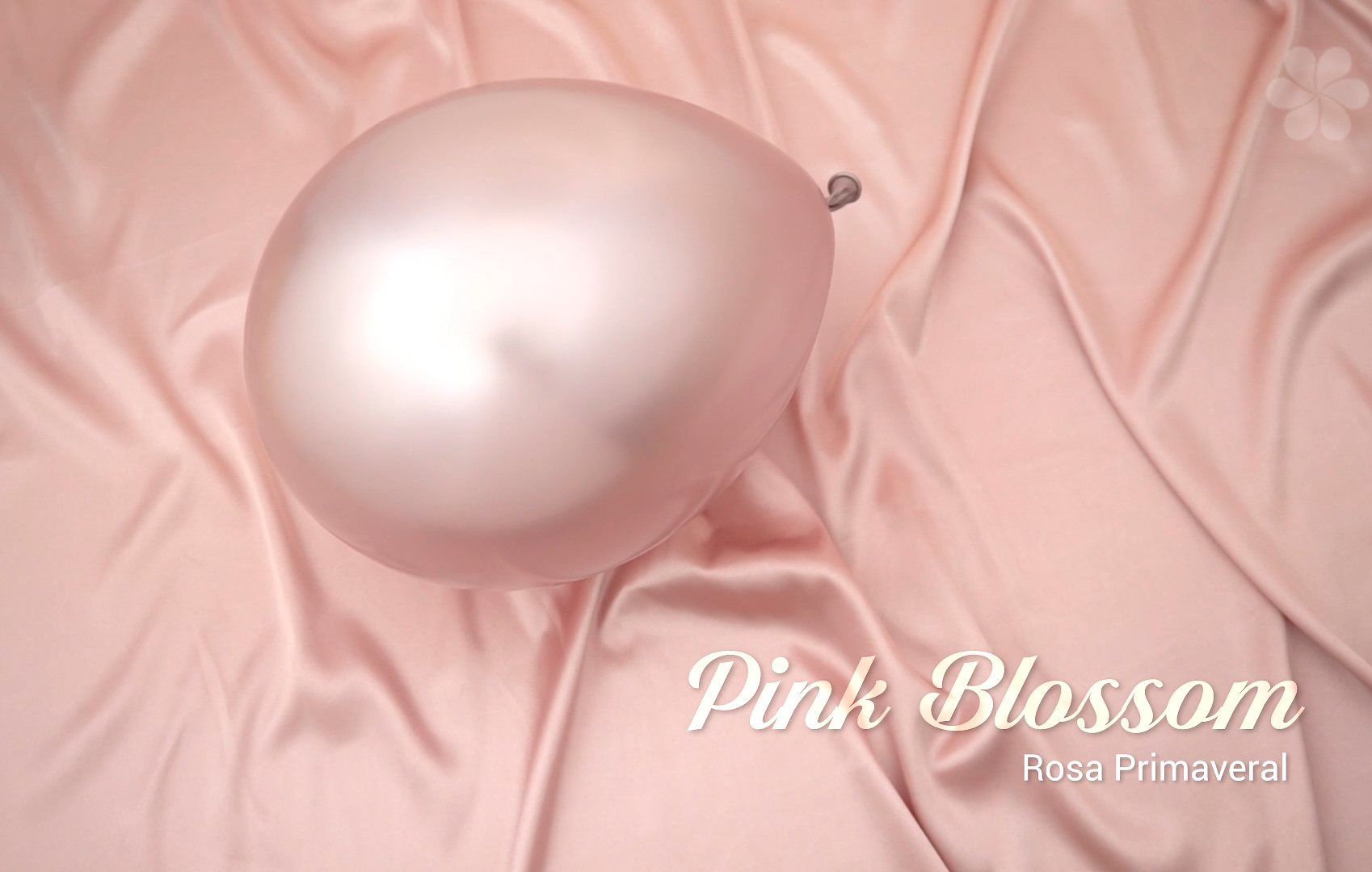 Шар (2''/5 см) ШДМ, Розовый цветок (809), шелк, 50 шт.