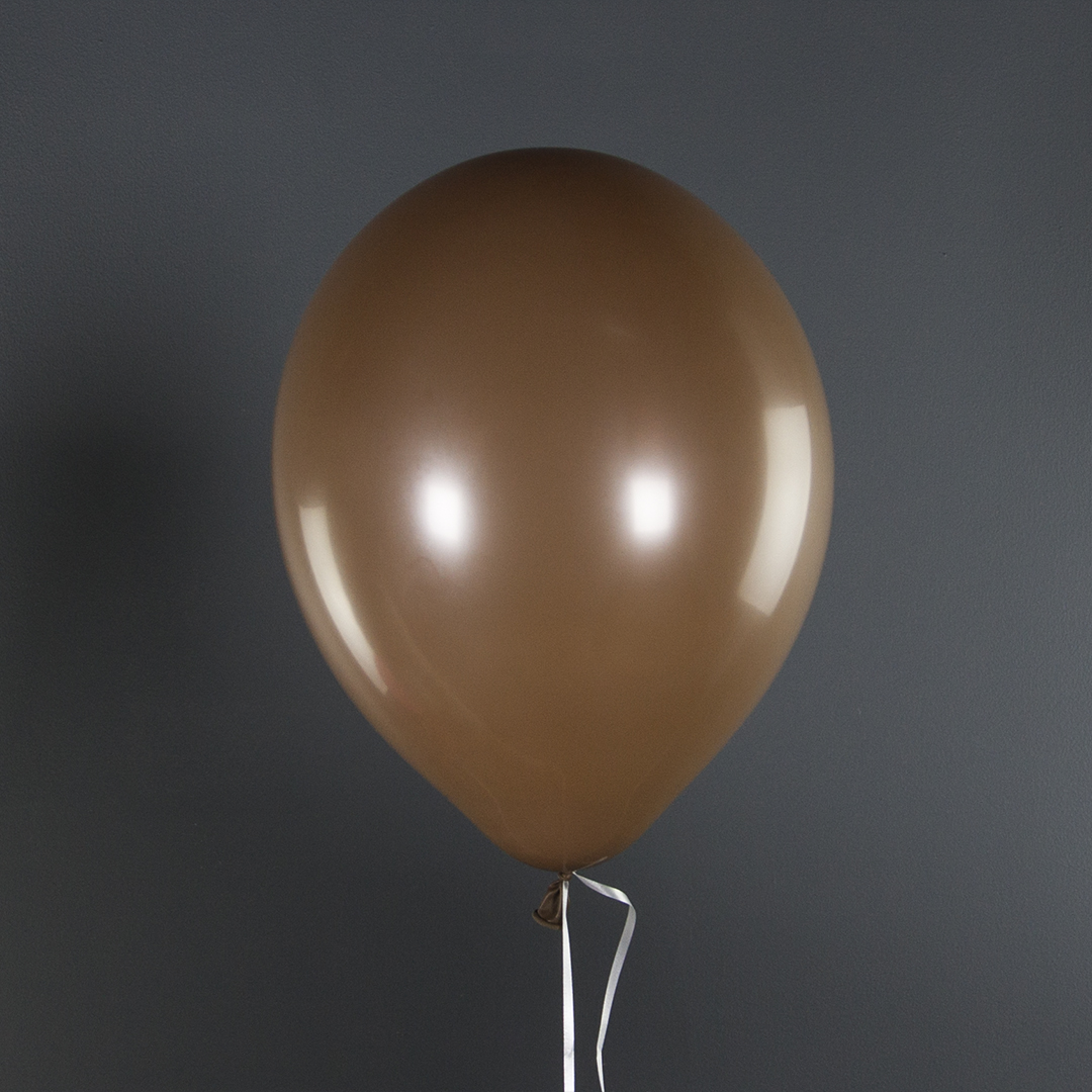 Шар (12''/30 см), Кофе, пастель ретро, 100 шт.