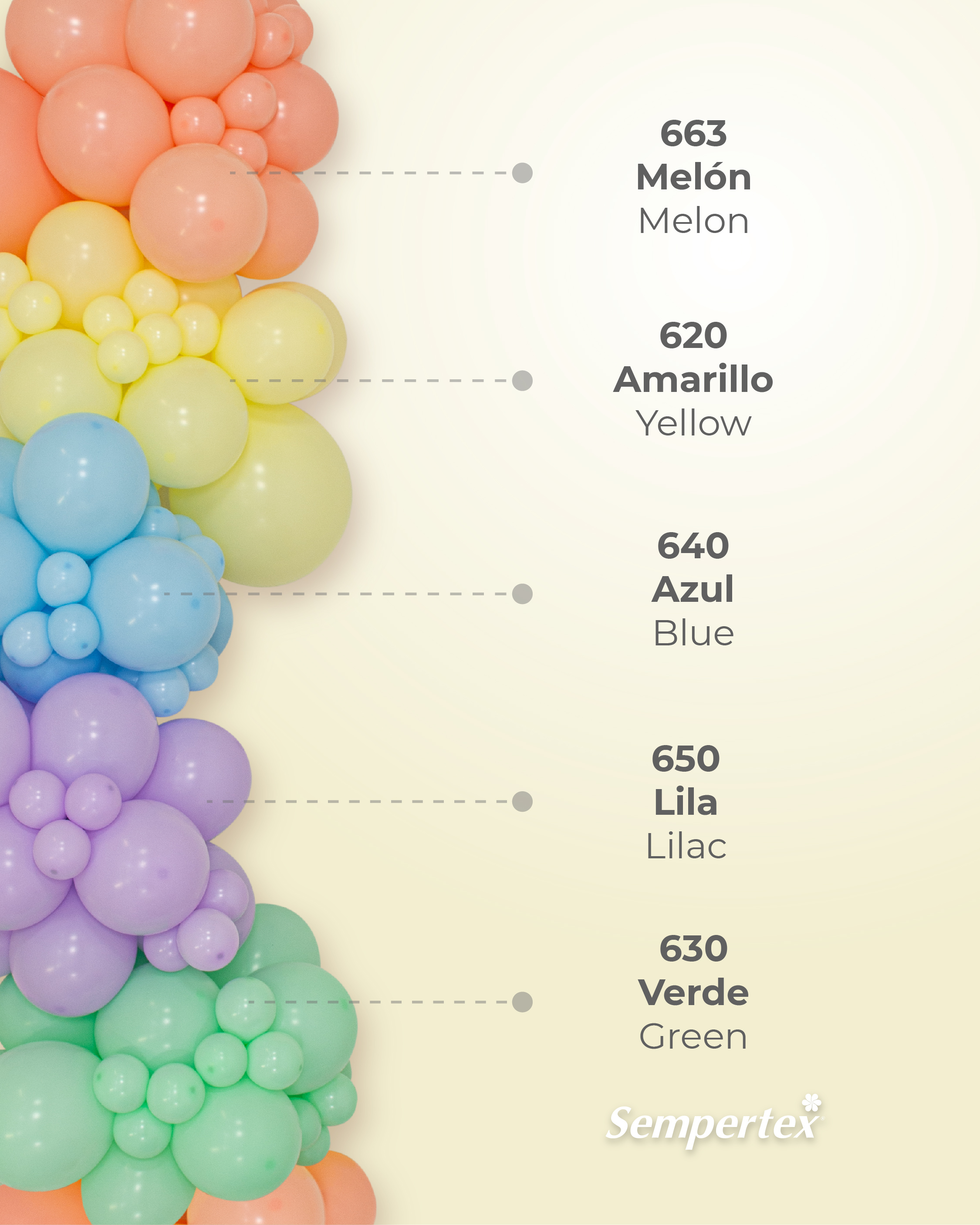 Шар (5''/13 см), Светло-сиреневый (650), макарунс, 100 шт.