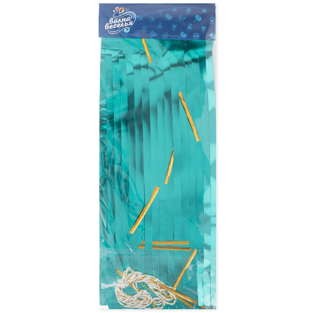 Гирлянда Тассел, Тиффани, Металлик, 35*12 см, 12 листов.