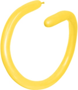 Шар (2''/5 см) ШДМ, Желтый (020), пастель, 100 шт.