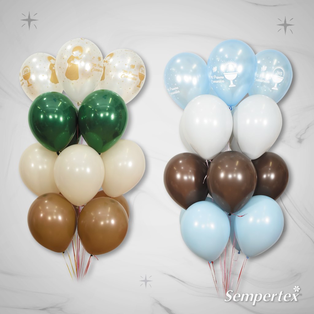 Шар (12''/30 см), Темно-зеленый (032), пастель, 12 шт.