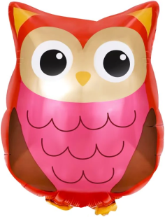 Шар (21''/53 см) Фигура, Лесная Сова, 1 шт.