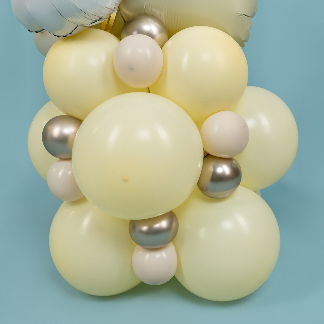 Шар (10''/25 см), Белый песок, пастель ретро, 100 шт.