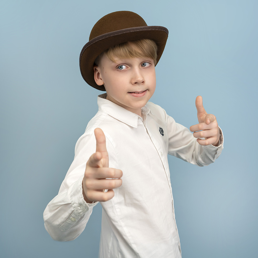 Шляпа Котелок, фетр, Коричневый, 56-58 разм., 1 шт. 